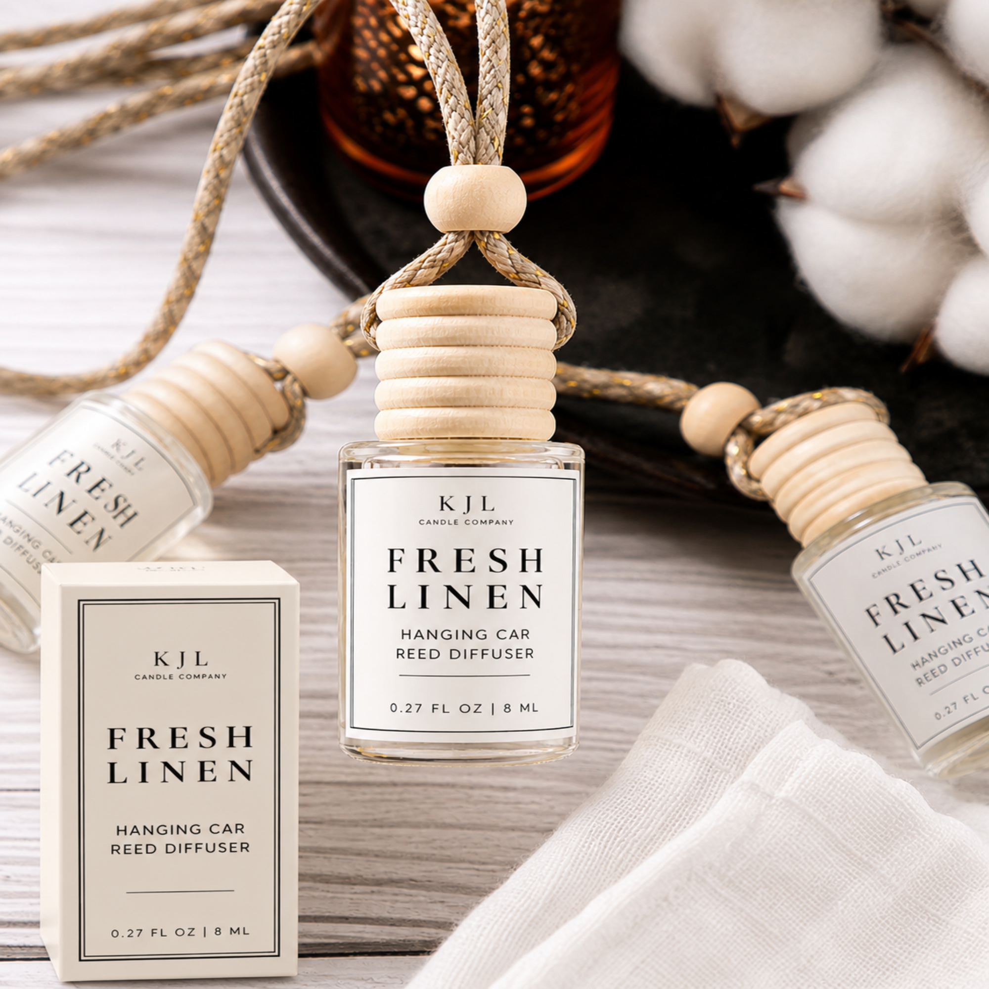 KJL Hanging Car Diffuser – Long Lasting Fragrance