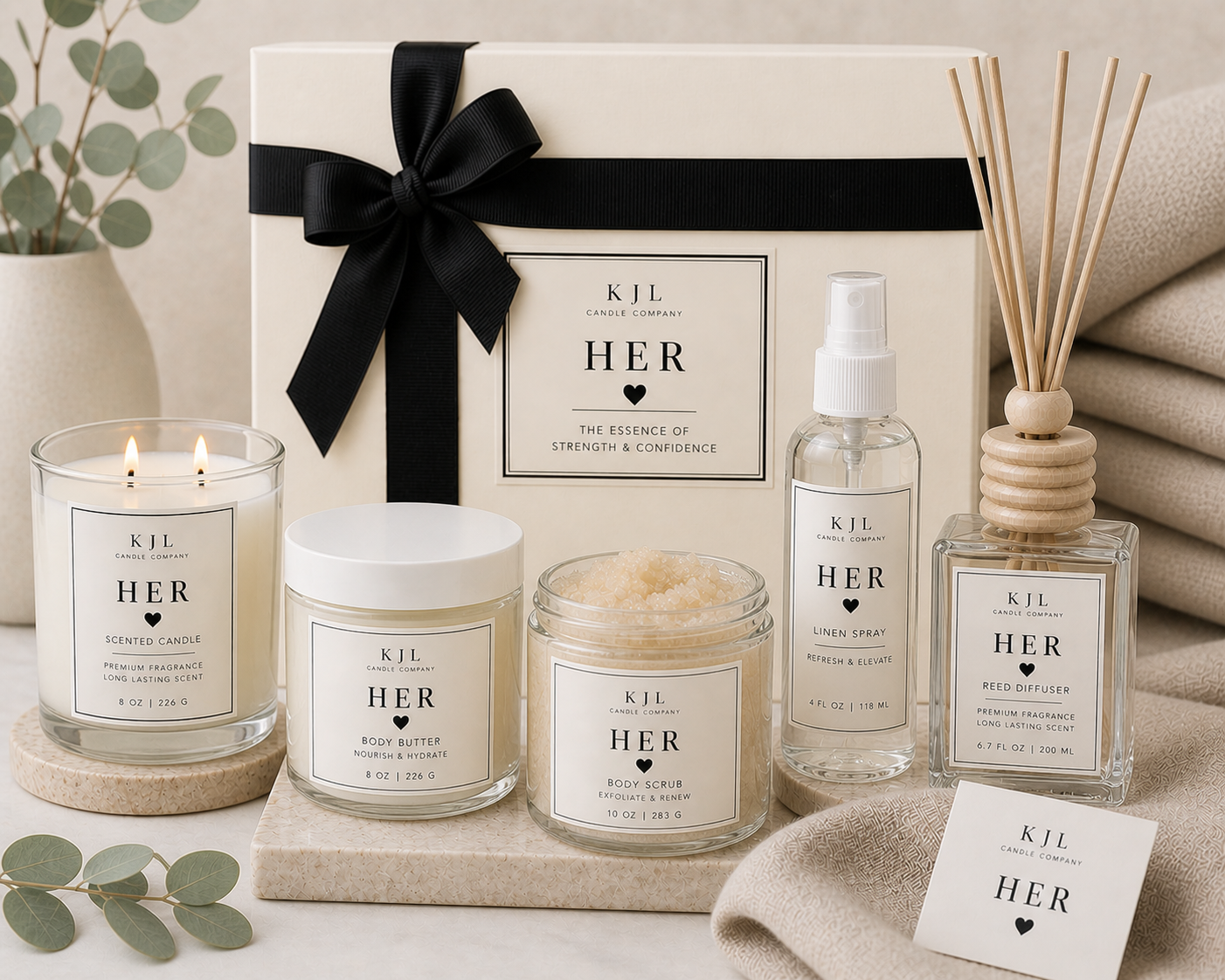 KJL Candle Company Signature Collection Gift Set (HER)