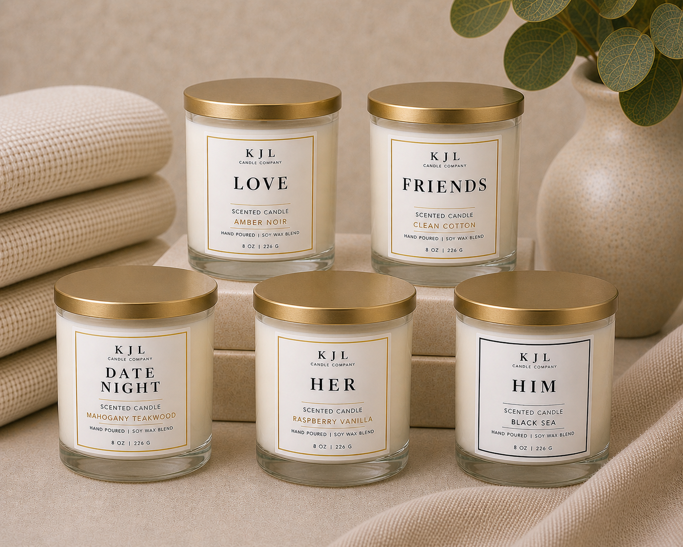 KJL Signature Candle Collection